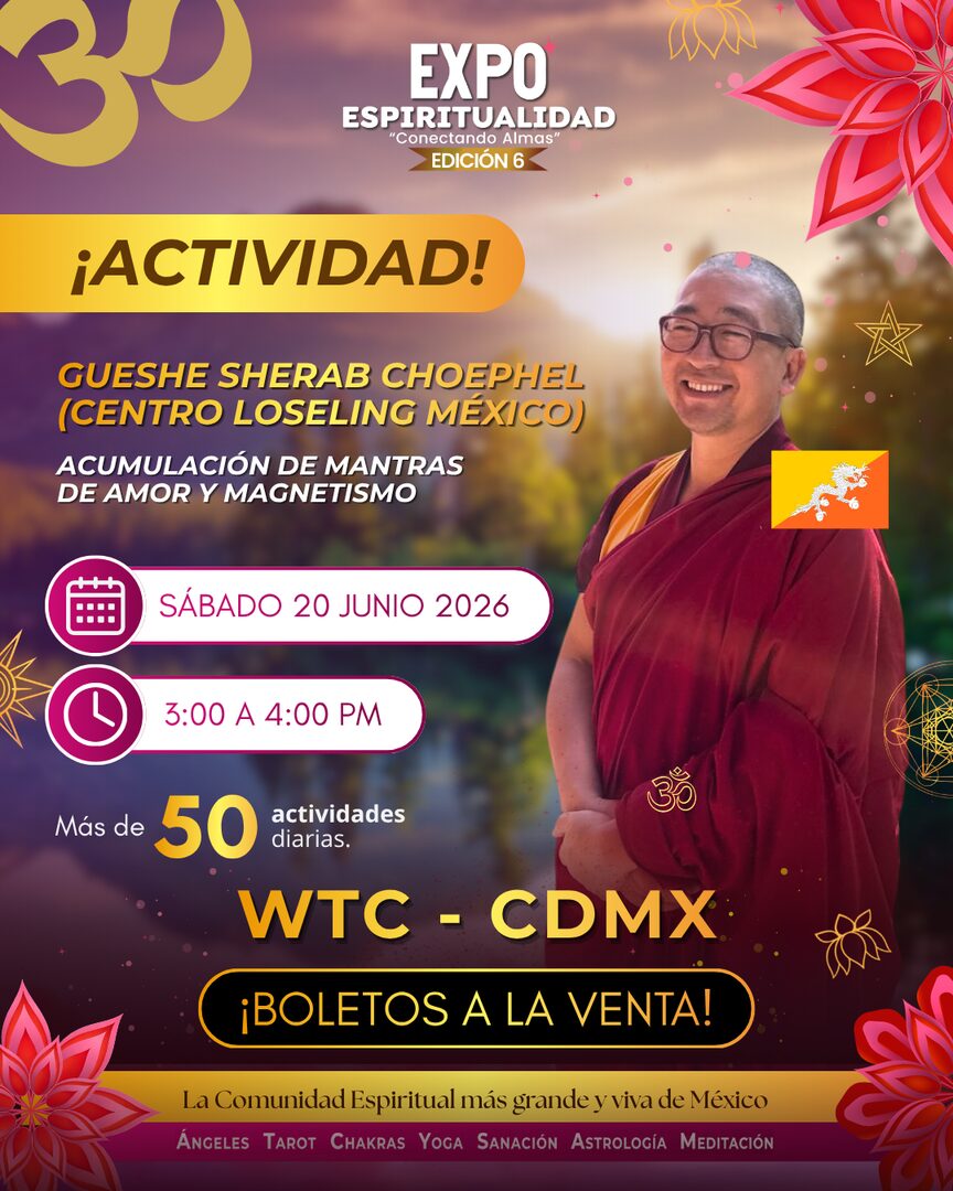 Gueshe Sherab Choephel (Centro Loseling Mexico)